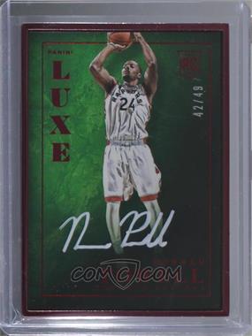 2015-16 Panini Luxe - Framed Autographs - Ruby #LX-NPW - Norman Powell /49