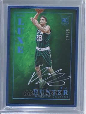 2015-16 Panini Luxe - Framed Autographs - Sapphire #LX-RJH - R.J. Hunter /25