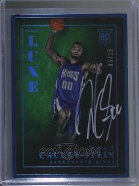 2015-16 Panini Luxe - Framed Autographs - Sapphire #LX-WCS - Willie Cauley-Stein /15