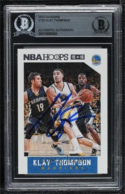 2015-16 Panini NBA Hoops - [Base] #162 - Klay Thompson [BAS BGS Authentic]