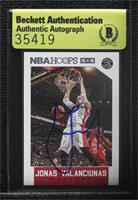 Jonas Valanciunas [BAS Beckett Auth Sticker]