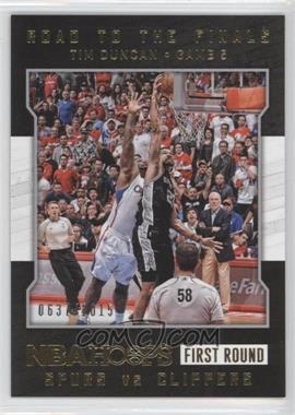 2015-16 Panini NBA Hoops - Road to the Finals #35 - First Round - Tim Duncan /2015