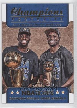 2015-16 Panini NBA Hoops - Road to the Finals #96 - Champions Trophy Portraits - Andre Iguodala, Draymond Green /99
