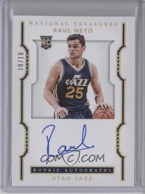 2015-16 Panini National Treasures - [Base] - Gold #155 - Rookie Autographs - Raul Neto /10