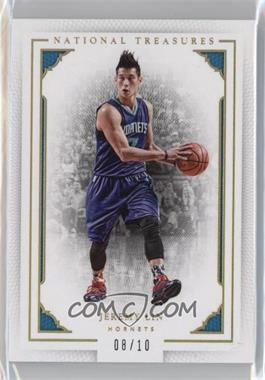 2015-16 Panini National Treasures - [Base] - Gold #80 - Jeremy Lin /10