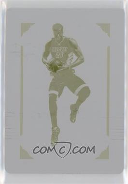 2015-16 Panini National Treasures - [Base] - Printing Plate Yellow #50 - Hassan Whiteside /1