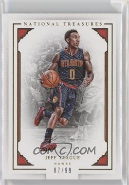 2015-16 Panini National Treasures - [Base] #100 - Jeff Teague /99