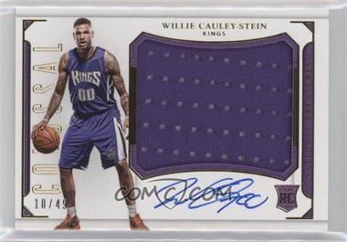 2015-16 Panini National Treasures - Colossal Jersey Autographs #CJ-WCS - Willie Cauley-Stein /49