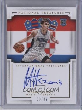 2015-16 Panini National Treasures - International Treasures Autographs #IT-MHZ - Mario Hezonja /49