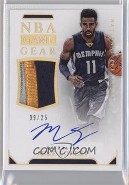 2015-16 Panini National Treasures - NBA Game Gear Autographs - Prime #GG-MCL - Mike Conley /25