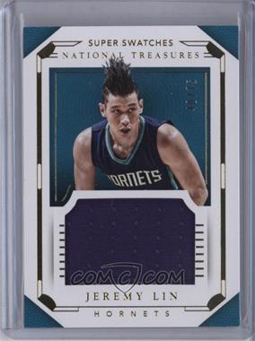 2015-16 Panini National Treasures - Super Swatches #29 - Jeremy Lin /75