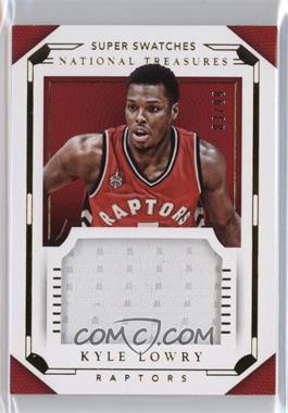 2015-16 Panini National Treasures - Super Swatches #49 - Kyle Lowry /99