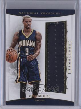 2015-16 Panini National Treasures - Timelines #26 - George Hill /99