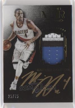 2015-16 Panini Noir - Autographed Prime Color #AC-MHL - Maurice Harkless /75 [EX to NM]