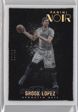 2015-16 Panini Noir - [Base] - Parallel #169 - Gold Color - Brook Lopez /10