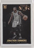 Gold Color Rookies - Jonathon Simmons [Noted] #/10