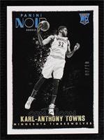 Platinum Black and White Rookies - Karl-Anthony Towns #/10