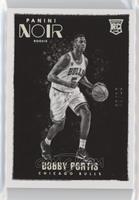 Platinum Black and White Rookies - Bobby Portis #/10