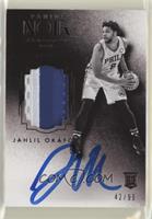 Auto Patch Black and White Rookies - Jahlil Okafor #/99