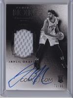 Auto Patch Black and White Rookies - Jahlil Okafor #/99