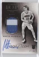 Auto Patch Black and White Rookies - Mario Hezonja #/99