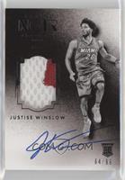 Auto Patch Black and White Rookies - Justise Winslow #/99