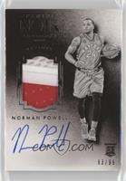 Auto Patch Black and White Rookies - Norman Powell #/99