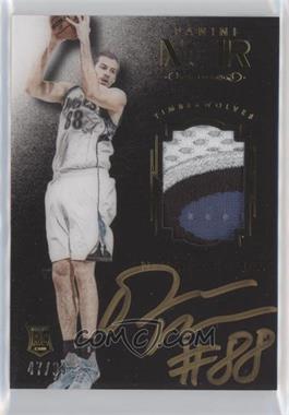 2015-16 Panini Noir - [Base] #256 - Auto Patch Color Rookies - Nemanja Bjelica /99 [EX to NM]