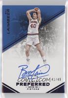 Autographs - Bill Laimbeer #/49