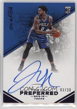 2015-16 Panini Preferred - [Base] - Purple #126 - Autographs - Jahlil Okafor /30