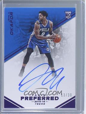 2015-16 Panini Preferred - [Base] - Purple #126 - Autographs - Jahlil Okafor /30