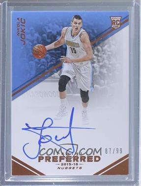 2015-16 Panini Preferred - [Base] #134 - Autographs - Nikola Jokic /99