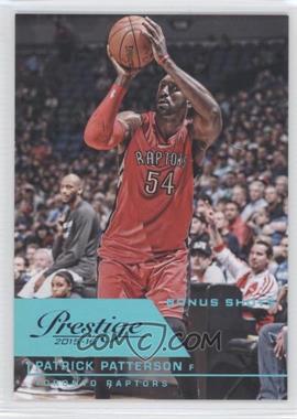 2015-16 Panini Prestige - [Base] - Bonus Shots Blue #138 - Patrick Patterson /99