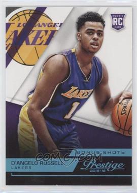 2015-16 Panini Prestige - [Base] - Bonus Shots Blue #217 - Rookies - D'Angelo Russell /99