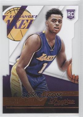 2015-16 Panini Prestige - [Base] - Bonus Shots Orange Die-Cut #217 - Rookies - D'Angelo Russell /149