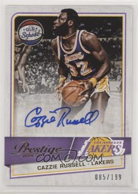 2015-16 Panini Prestige - Old School Signatures #OS-CR - Cazzie Russell /199