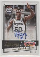 David Robinson #/49