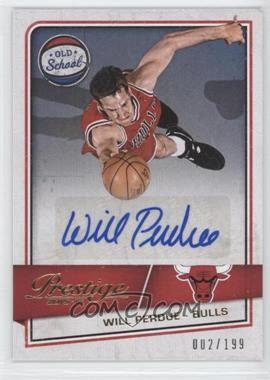 2015-16 Panini Prestige - Old School Signatures #OS-WP - Will Perdue /199