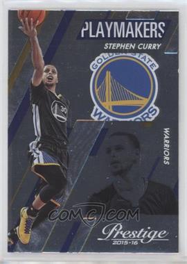 2015-16 Panini Prestige - Playmakers #6 - Stephen Curry