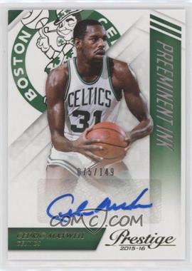 2015-16 Panini Prestige - Preeminent Ink #PI-CM - Cedric Maxwell /149