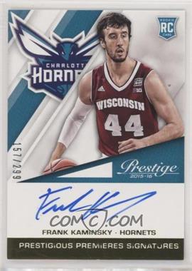 2015-16 Panini Prestige - Prestigious Premieres Signatures #PPS-FK - Frank Kaminsky /299 [EX to NM]