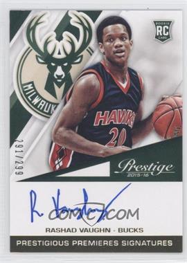 2015-16 Panini Prestige - Prestigious Premieres Signatures #PPS-RV - Rashad Vaughn /299