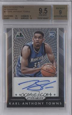 2015-16 Panini Prizm - Autographs #P-KAT - Karl-Anthony Towns [BGS 9.5 GEM MINT]