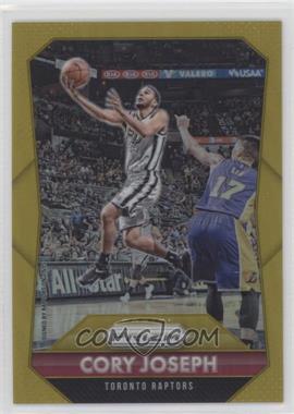 2015-16 Panini Prizm - [Base] - Gold Prizm #195 - Cory Joseph /10