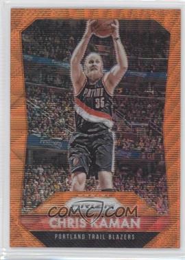 2015-16 Panini Prizm - [Base] - Orange Wave Prizm #189 - Chris Kaman