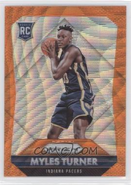 2015-16 Panini Prizm - [Base] - Orange Wave Prizm #340 - Rookies - Myles Turner