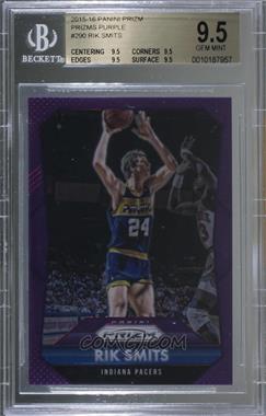 2015-16 Panini Prizm - [Base] - Purple Prizm #290 - Rik Smits /99 [BGS 9.5 GEM MINT]