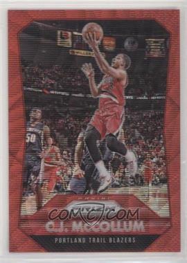 2015-16 Panini Prizm - [Base] - Ruby Wave Prizm #199 - C.J. McCollum /350