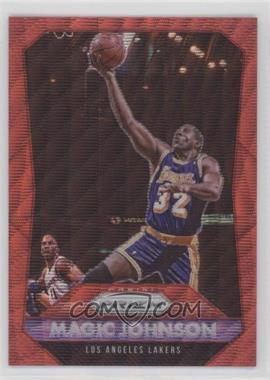 2015-16 Panini Prizm - [Base] - Ruby Wave Prizm #248 - Magic Johnson /350