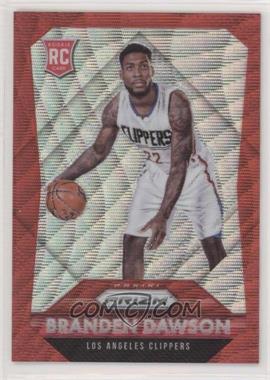 2015-16 Panini Prizm - [Base] - Ruby Wave Prizm #347 - Rookies - Branden Dawson /350